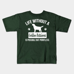 Golden Retriever Kids T-Shirt